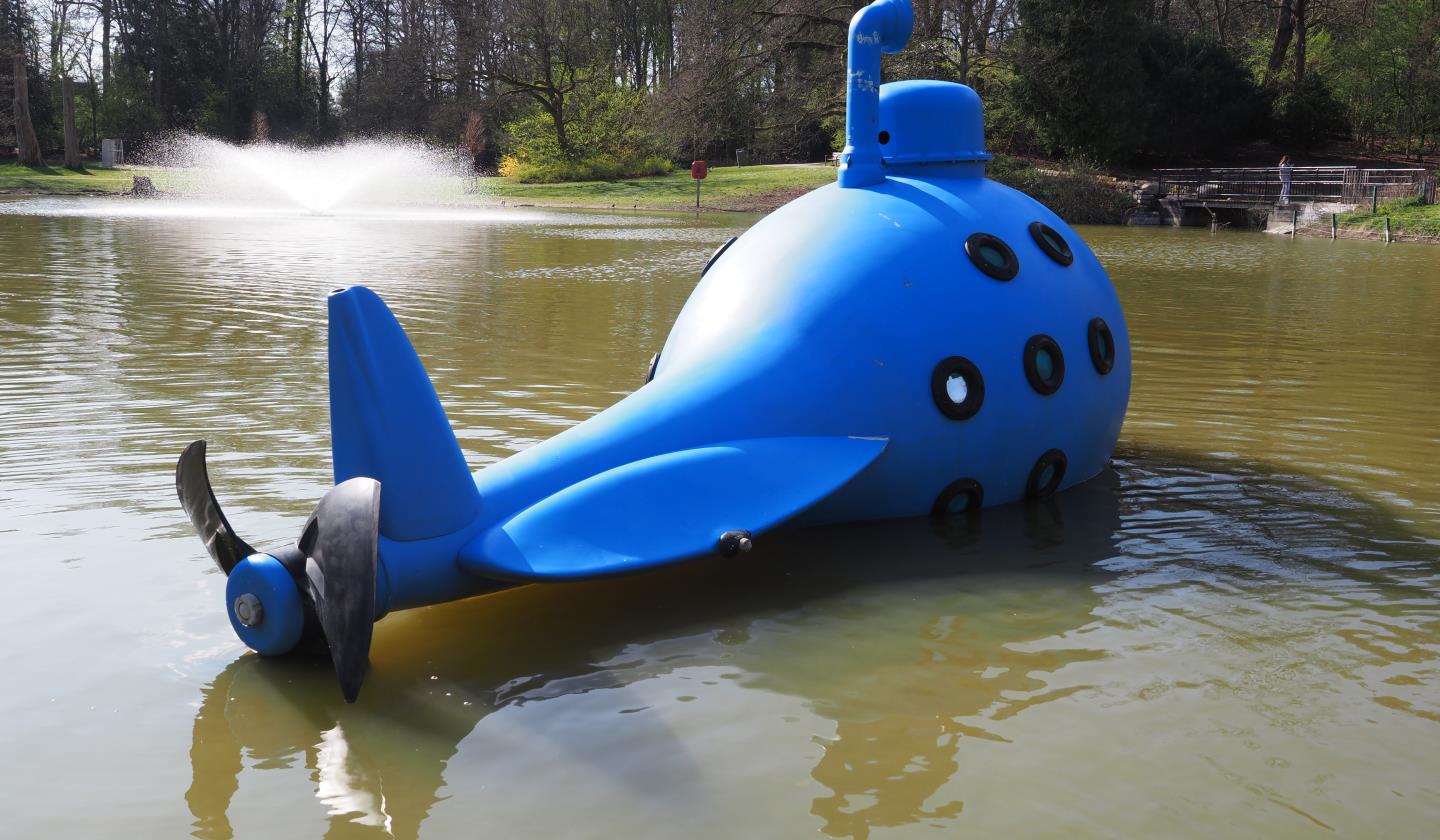 Bezoekers van het park in Wilrijk (Antwerpen) kunnen weer genieten van dit mooie werk